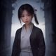 赵雨晴，插画评论人，艺术风格穿着，工作室创作环境
